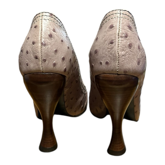 John Fluevog Attention Paris Pale Purple High Heels dots - Size 8 US - Picture 5 of 10